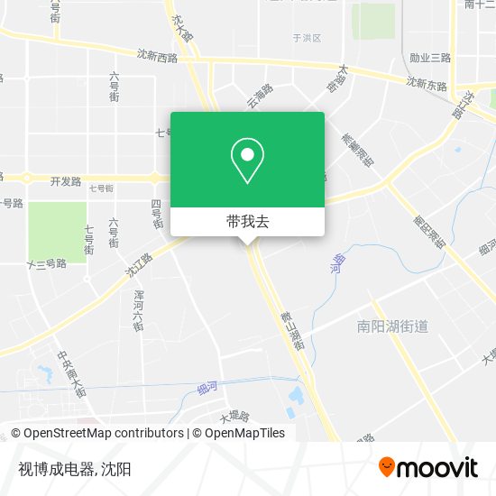 视博成电器地图