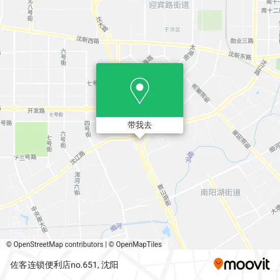 佐客连锁便利店no.651地图