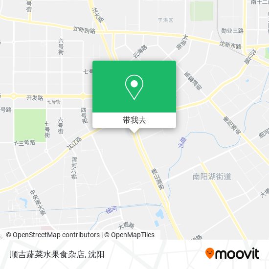 顺吉蔬菜水果食杂店地图