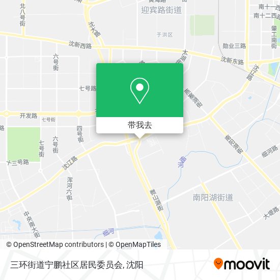 三环街道宁鹏社区居民委员会地图