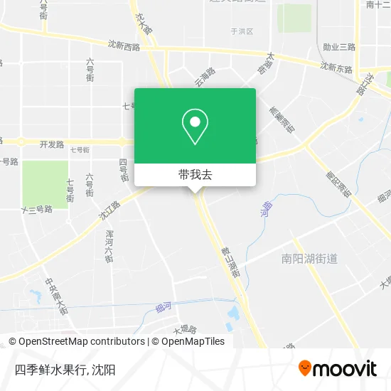 四季鲜水果行地图