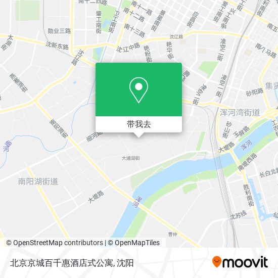 北京京城百千惠酒店式公寓地图