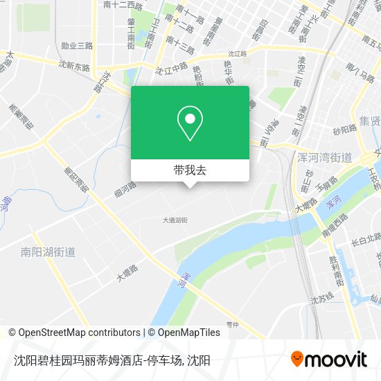 沈阳碧桂园玛丽蒂姆酒店-停车场地图