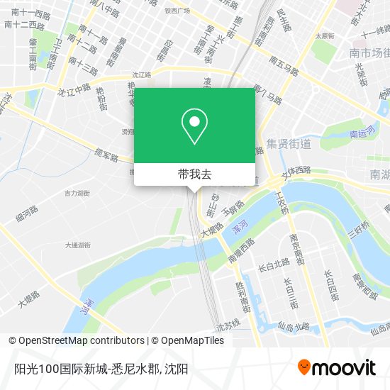 阳光100国际新城-悉尼水郡地图