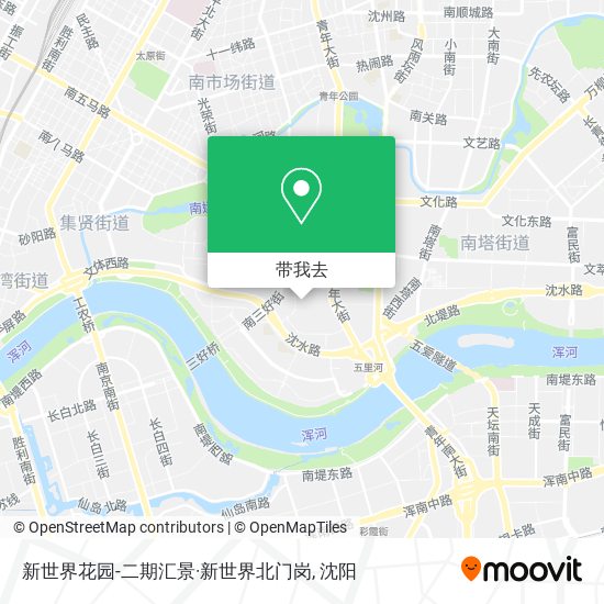 新世界花园-二期汇景·新世界北门岗地图