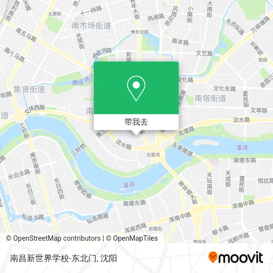 南昌新世界学校-东北门地图