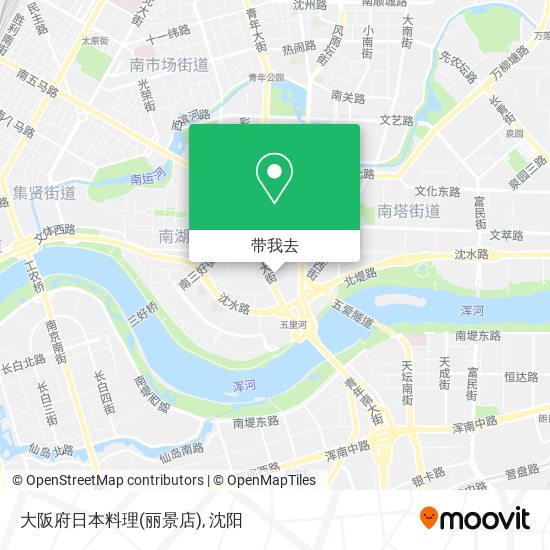 大阪府日本料理(丽景店)地图