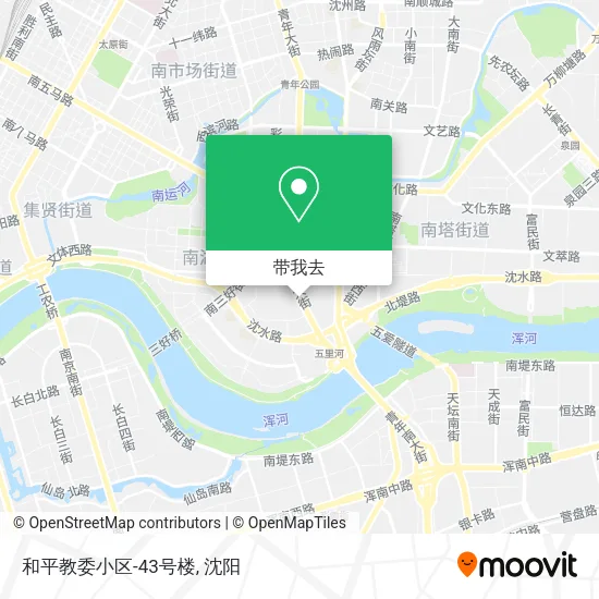和平教委小区-43号楼地图