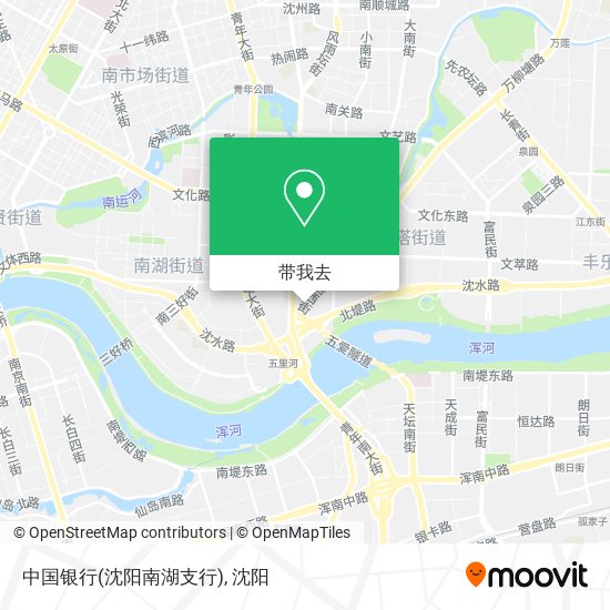 中国银行(沈阳南湖支行)地图