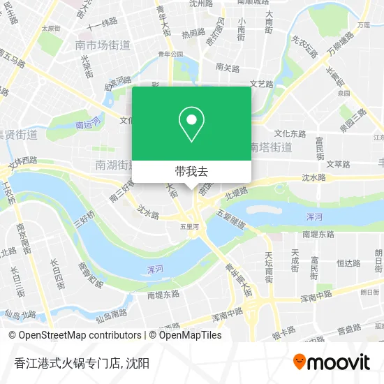 香江港式火锅专门店地图
