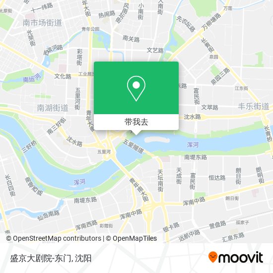 盛京大剧院-东门地图