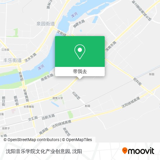 沈阳音乐学院文化产业创意园地图