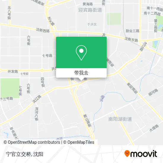 宁官立交桥地图