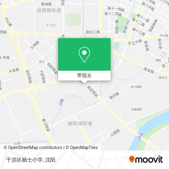 于洪区杨士小学地图