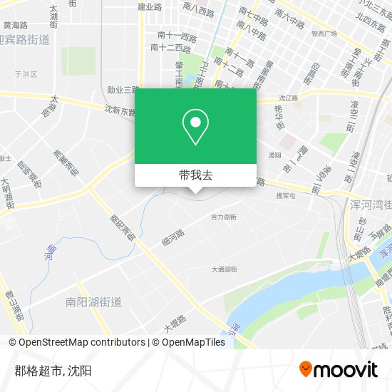 郡格超市地图