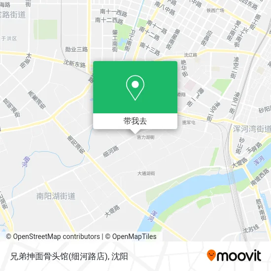 兄弟抻面骨头馆(细河路店)地图