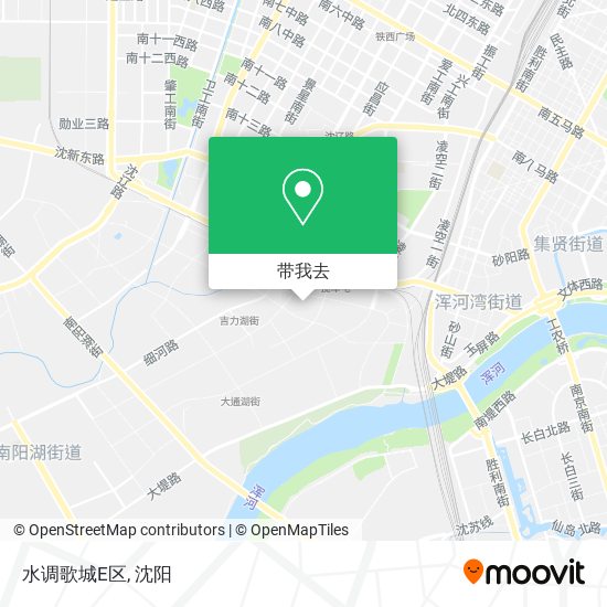 水调歌城E区地图