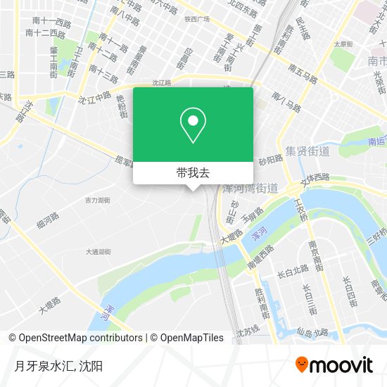 月牙泉水汇地图
