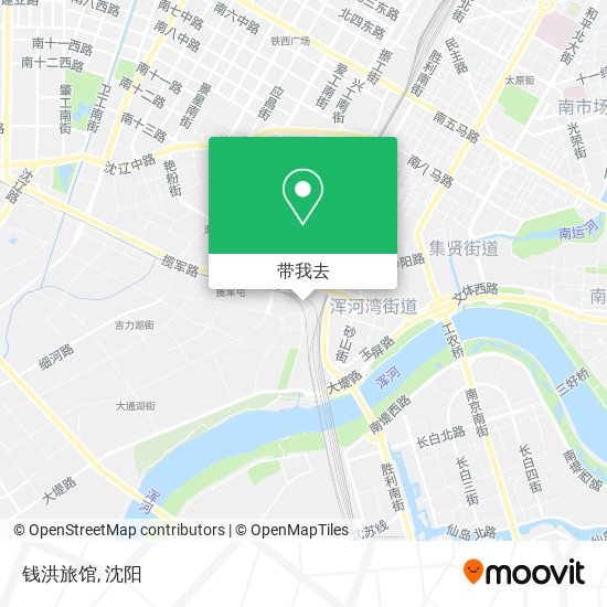 钱洪旅馆地图