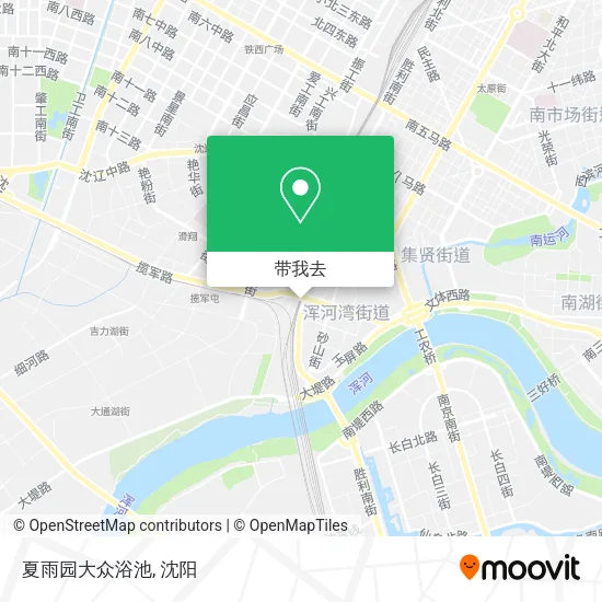 夏雨园大众浴池地图