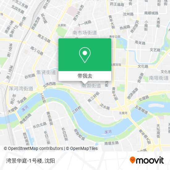 湾景华庭-1号楼地图