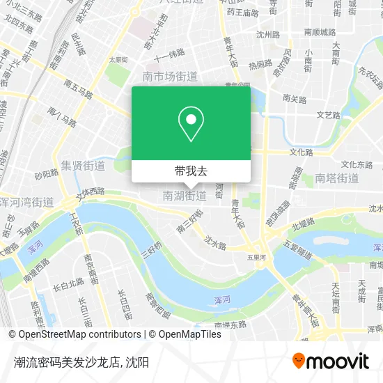潮流密码美发沙龙店地图