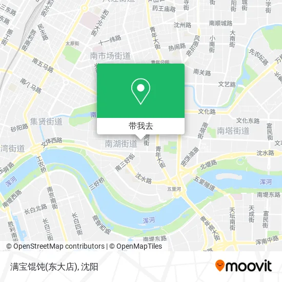 满宝馄饨(东大店)地图