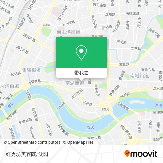 红秀坊美容院地图