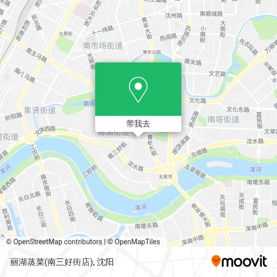 丽湖蒸菜(南三好街店)地图