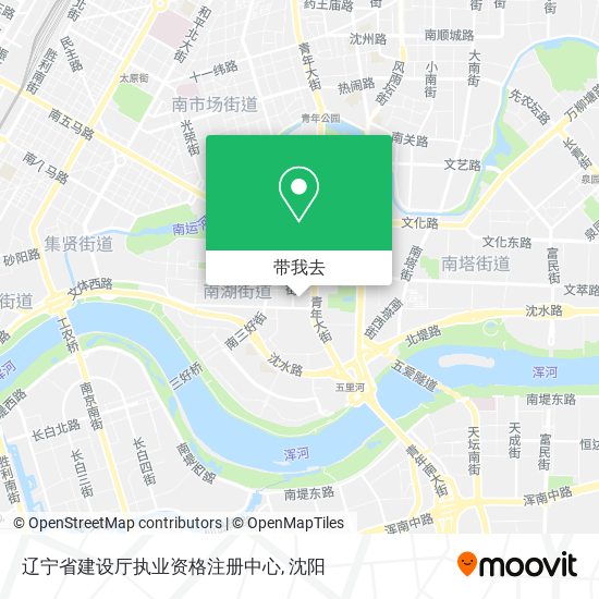 辽宁省建设厅执业资格注册中心地图
