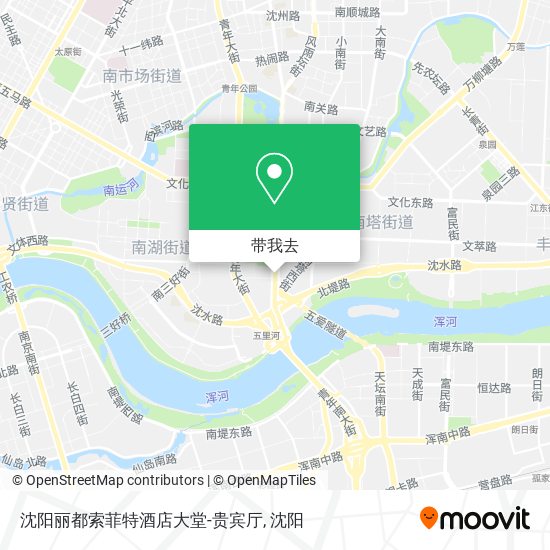 沈阳丽都索菲特酒店大堂-贵宾厅地图
