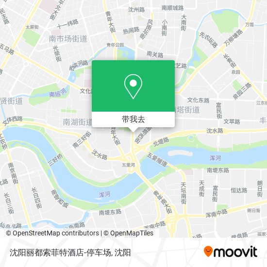 沈阳丽都索菲特酒店-停车场地图