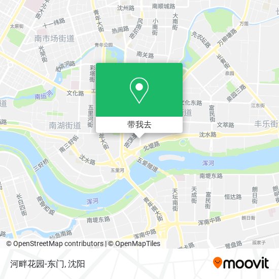 河畔花园-东门地图