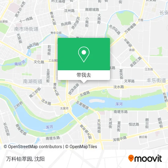 万科铂萃园地图