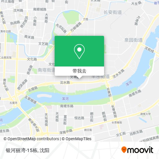 银河丽湾-15栋地图