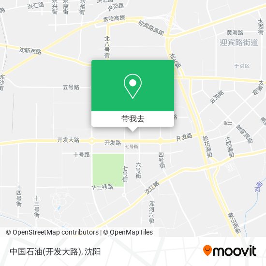 中国石油(开发大路)地图