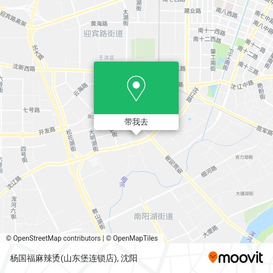 杨国福麻辣烫(山东堡连锁店)地图
