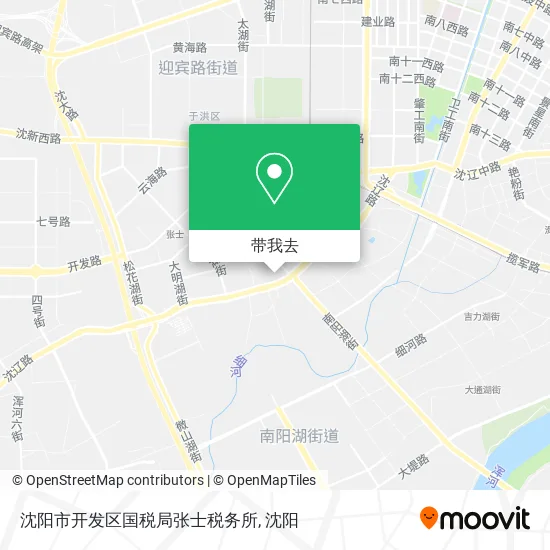 沈阳市开发区国税局张士税务所地图