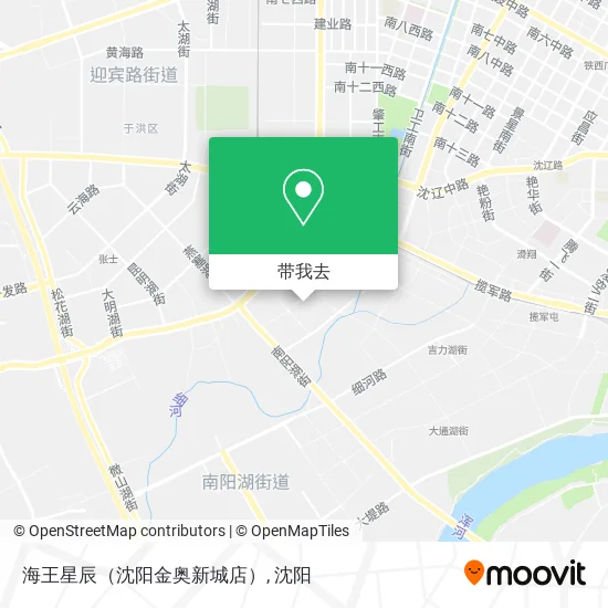 海王星辰（沈阳金奥新城店）地图
