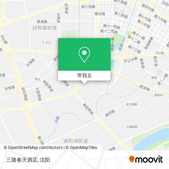 三隆春天酒店地图