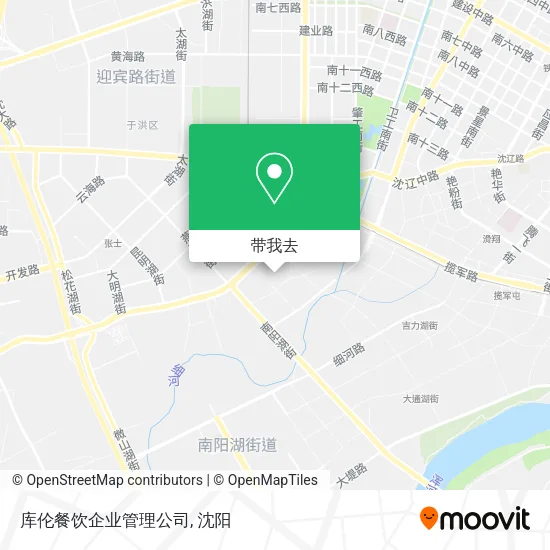 库伦餐饮企业管理公司地图