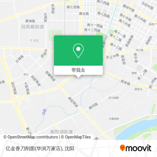 亿金香刀削面(华润万家店)地图