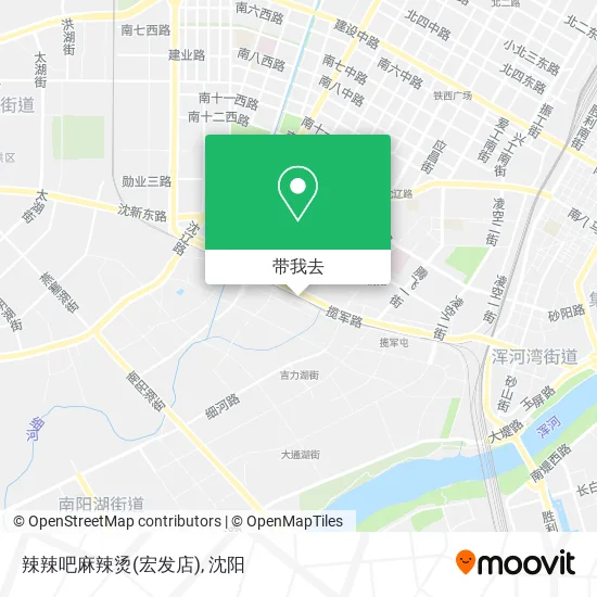辣辣吧麻辣烫(宏发店)地图