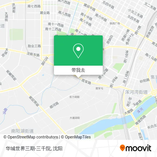 华城世界三期-三千院地图