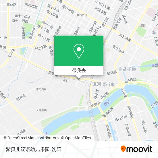紫贝儿双语幼儿乐园地图
