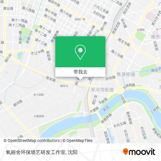 氧丽舍环保墙艺研发工作室地图