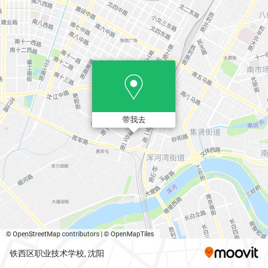 铁西区职业技术学校地图