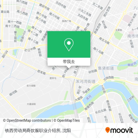 铁西劳动局商饮服职业介绍所地图