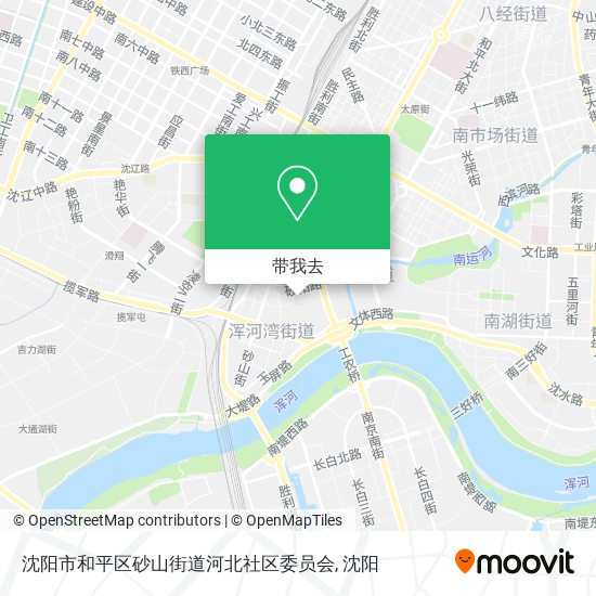 沈阳市和平区砂山街道河北社区委员会地图