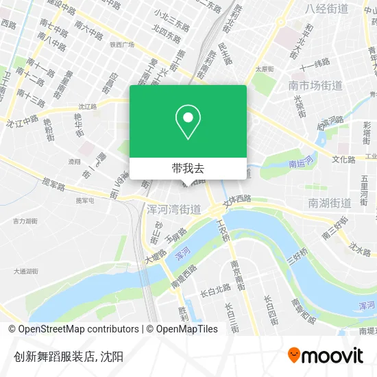 创新舞蹈服装店地图